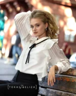 Tie-Neck Blouse