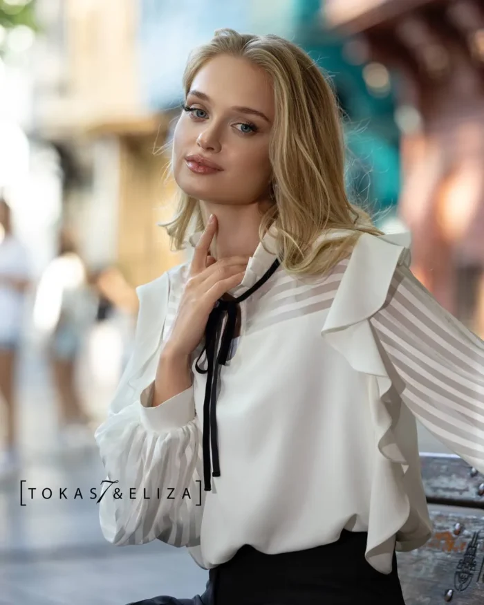 Tie-Neck Blouse
