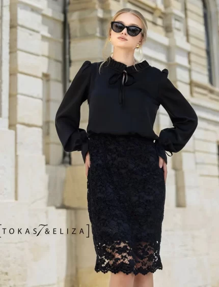 Biscuit Lace Skirt Dress