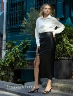 Cynthia Double-Button Blouse