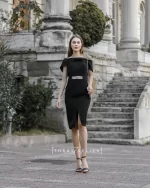 Off-shoulder dress