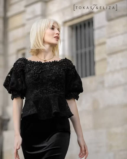 Printed Embellished Dress