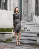 Palacios Plaid Dress