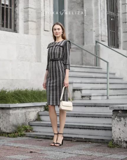 Palacios Plaid Dress