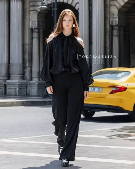 Diamanti Off-Shoulder Blouse
