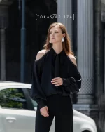 Diamanti Off-Shoulder Blouse
