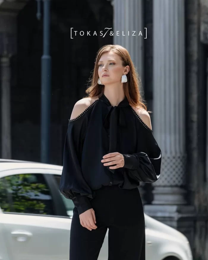 Diamanti Off-Shoulder Blouse