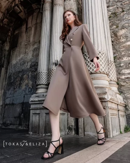 Hayward Six-Button Evening Dress