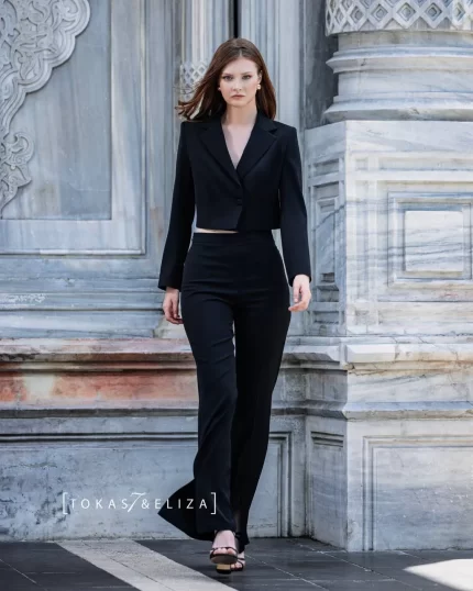 Ortiz Cropped Blazer & Pants Set