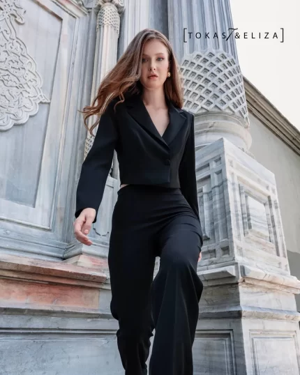 Ortiz Cropped Blazer & Pants Set