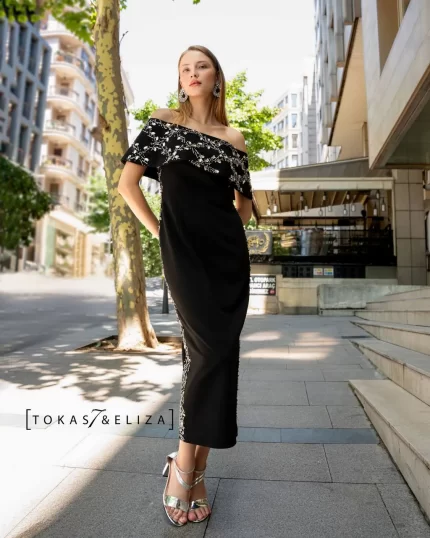 Pinola Beaded Evening Dress
