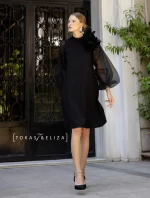 Single Flower Evening Dress