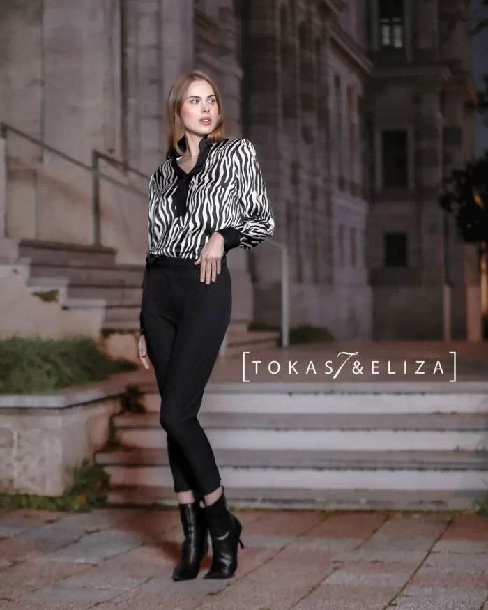 Zebra Satin Dress