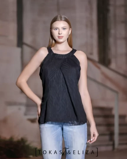 Harir Jacquard Evening Top