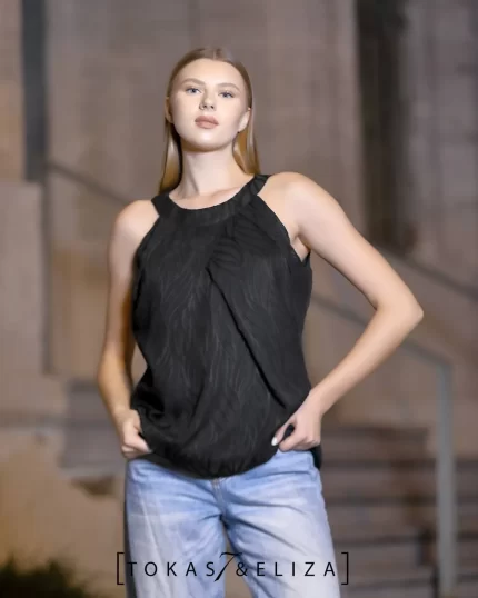 Harir Jacquard Evening Top