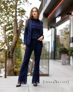 Ballardi Lace Blazer & Pants Set