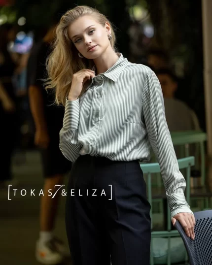 Zita Jones Striped Blouse