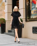 Farias Lace Evening Dress