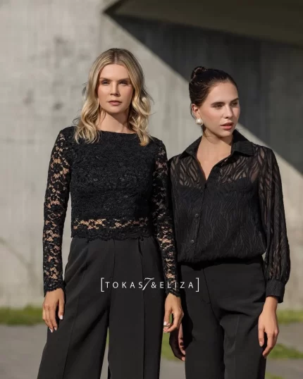 Velvet Lace Blouse 123711