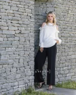 Espirito Satin Jacquard Blouse