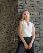 Sweetheart Neckline Evening Top