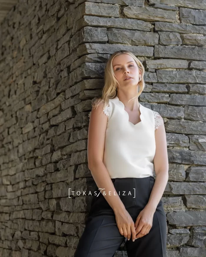 Sweetheart Neckline Evening Top